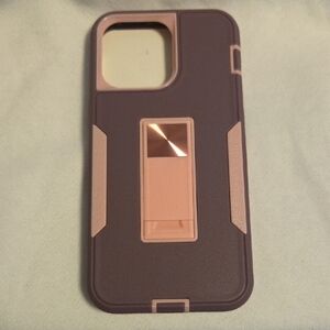 Pink and Purple iPhone Case with Reinforced Corners